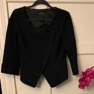 Banana Republic wool asymmetrical blazer